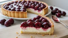 Esta sobremesa é ideal para o pequeno-almoço ou para acompanhar o chá: uma crostata macia com ricota que não se desfaz